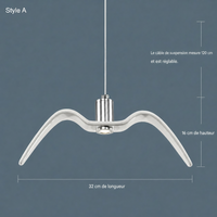 Lampe Suspendue Envol d’Oiseaux Décorative Lumio