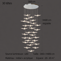 Suspension LED Oiseau Design Moderne Lumio