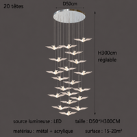 Suspension LED Oiseau Design Moderne Lumio