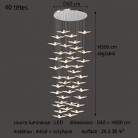 Suspension LED Oiseau Design Moderne Lumio