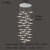 Suspension LED Oiseau Design Moderne Lumio
