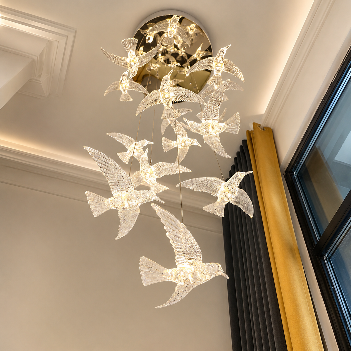 Suspension LED Oiseau Design Moderne Lumio