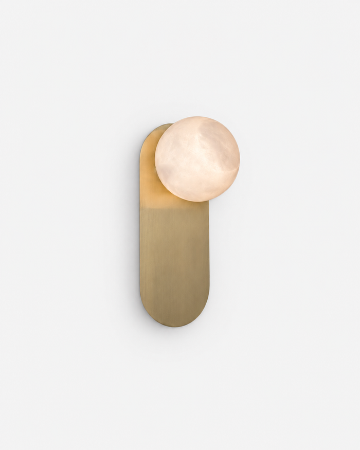 Applique Murale Minimaliste en Albâtre