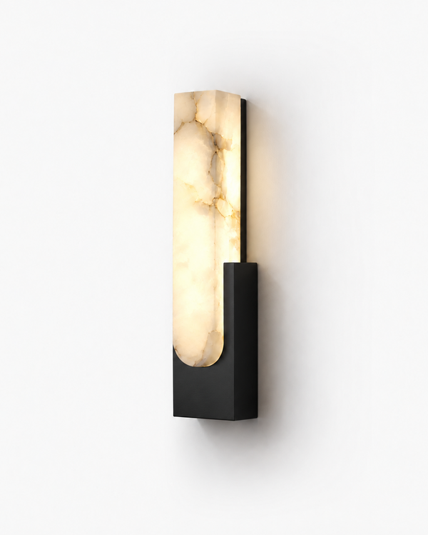 Applique Murale LED Albâtre et Cuivre
