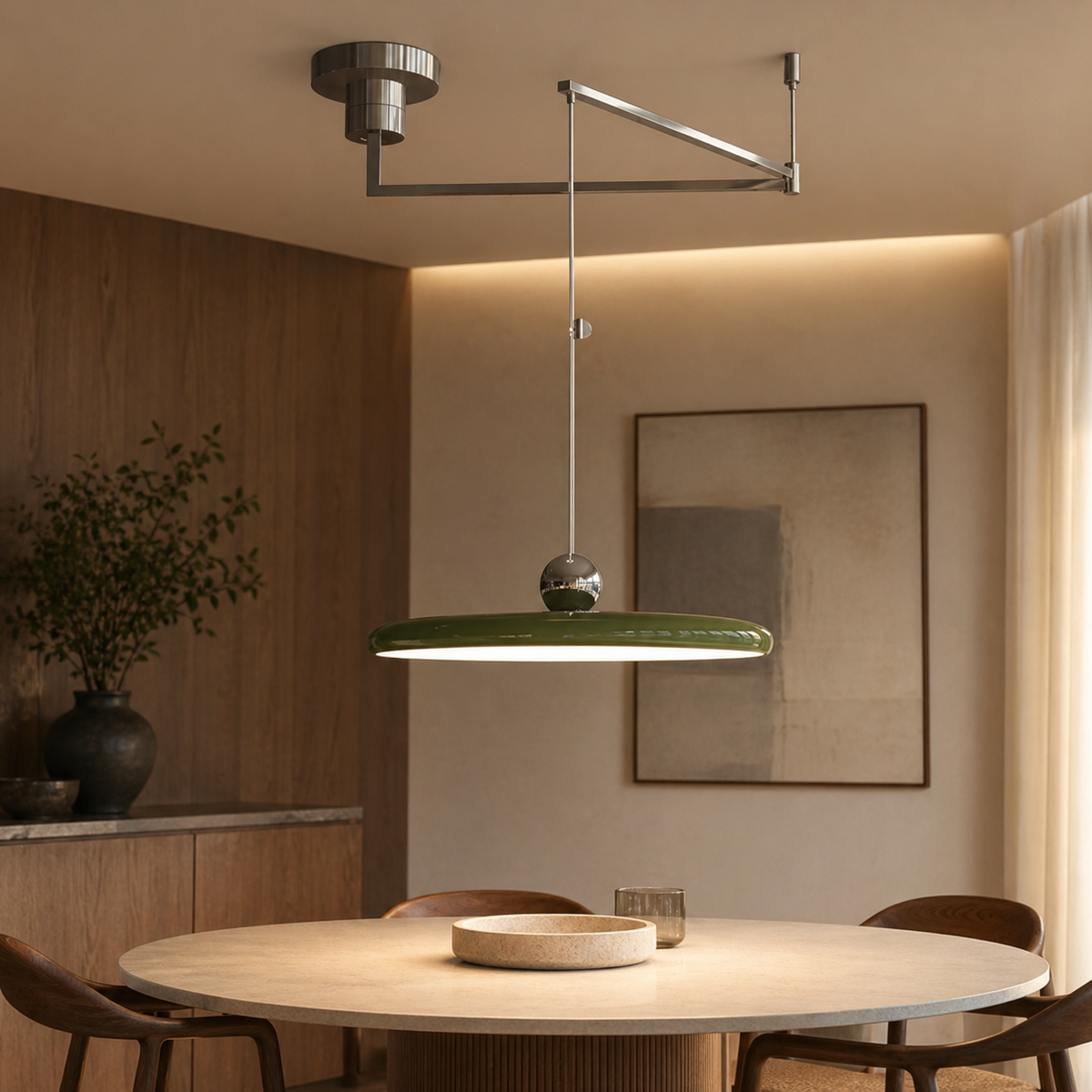 Lampe Suspendue LED à Bras Articulé Nordique