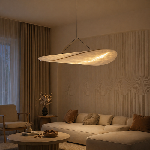 Lampe Suspendue Wabi Sabi en Soie