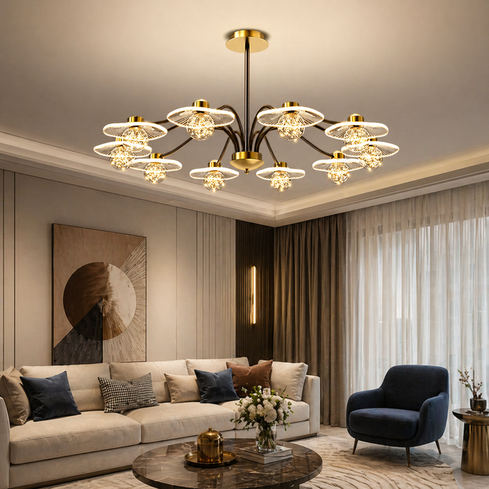Plafonnier Moderne en Métal Luxe