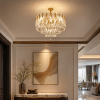 Lustre Suspension en Cristal Élégant