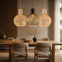 Lampe Suspendue Bois Scandinave Nola