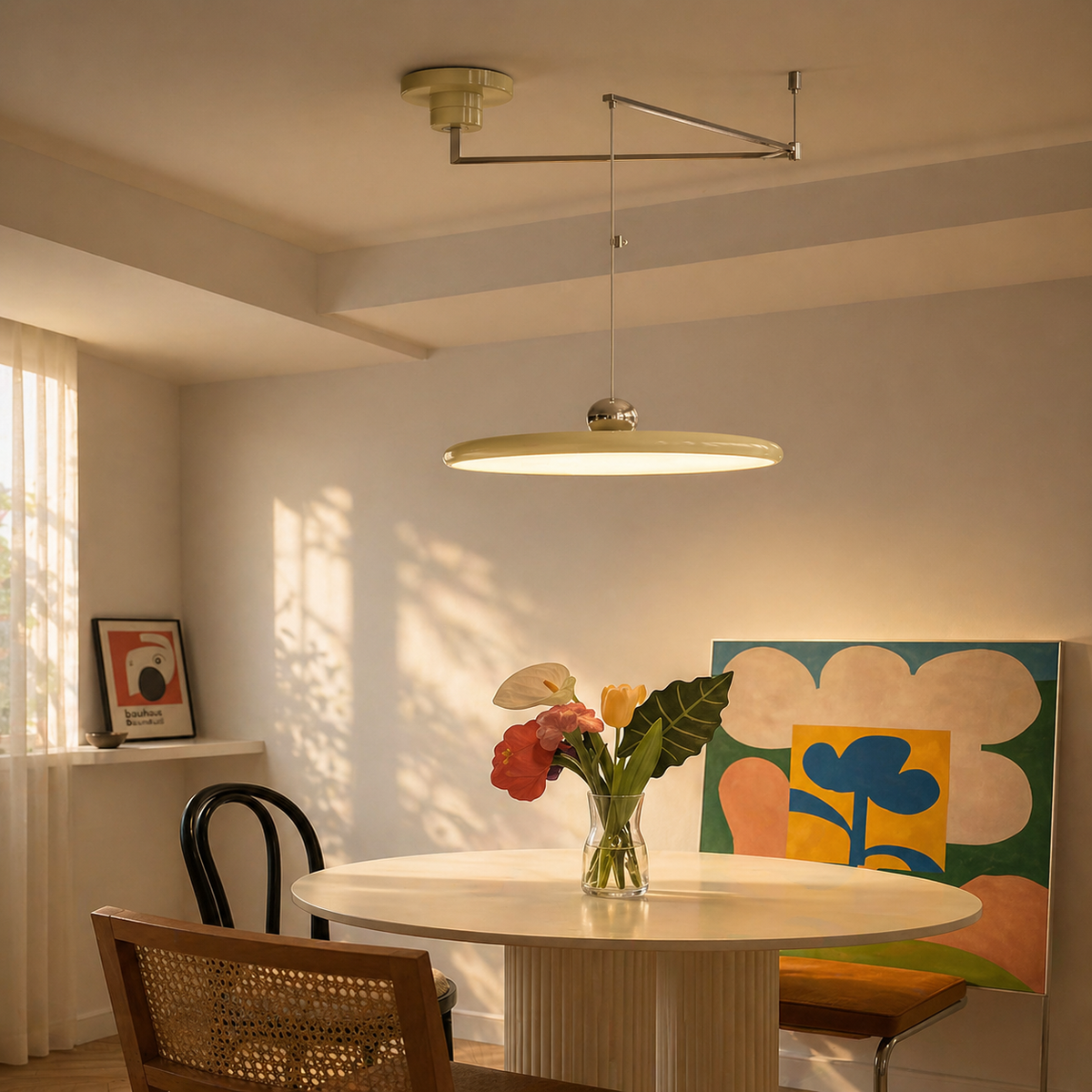 Lampe Suspendue LED à Bras Articulé Nordique