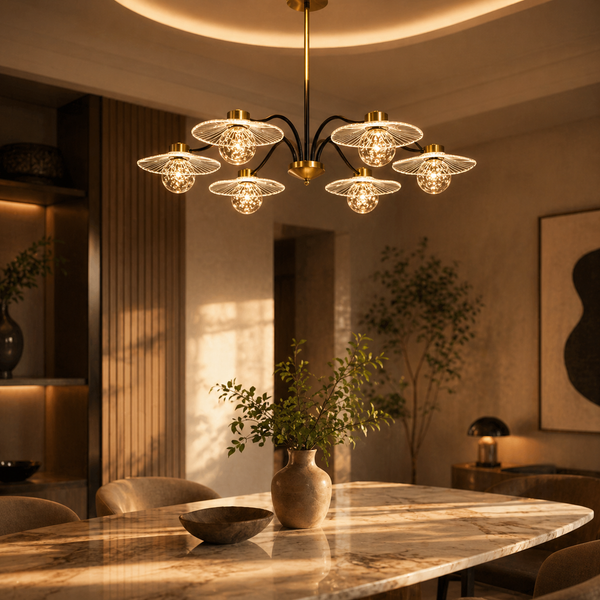 Plafonnier Moderne en Métal Luxe