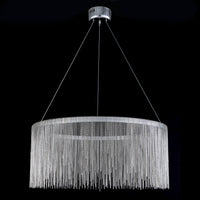 Lustre Rond Aluminium Moderne - Lumio