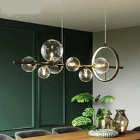 VARENA – Suspension Moderne avec Sphères en Verre pour Salon ou Salle à Manger Lumio™