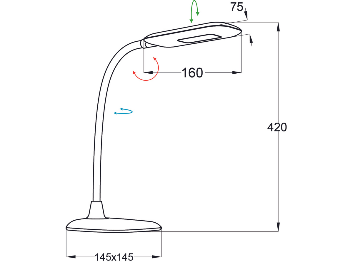 Lampe de Bureau MIKA | Design Moderne & Éclairage Ajustable