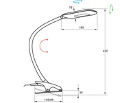 Lampe de Bureau MIKA | Design Moderne & Éclairage Ajustable