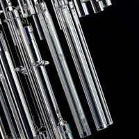 Lustre Gouttes Cristal Entrée