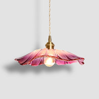FLURIA -  Suspension Rétro Japonaise en Verre et Métal