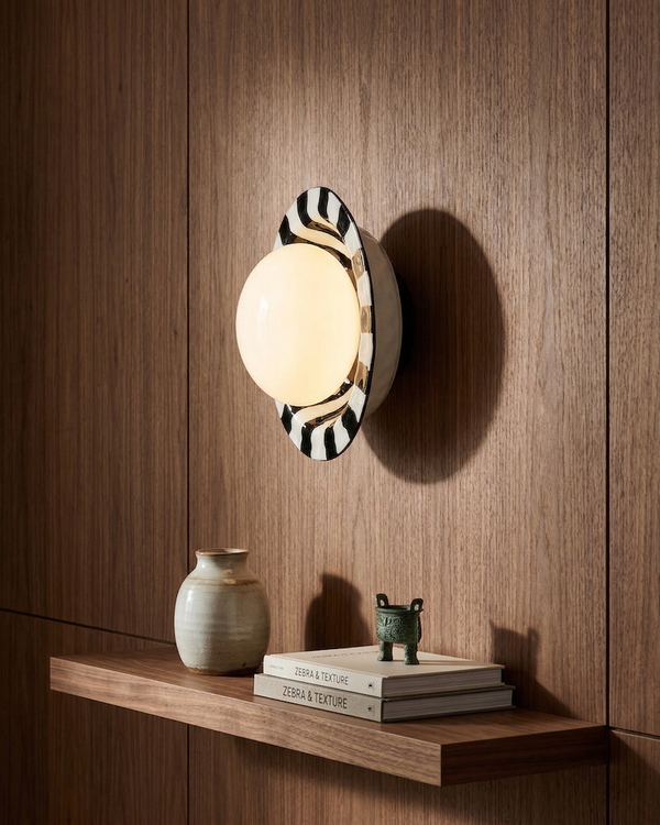 Applique Plafonnier Céramique Ondulée