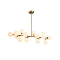 Lustre Rectangulaire Métal Salle à Manger Gris suspendu