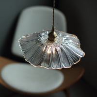 FLURIA -  Suspension Rétro Japonaise en Verre et Métal