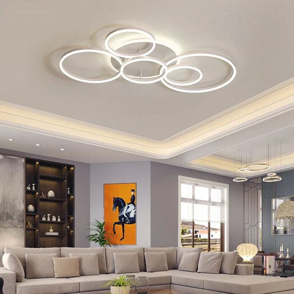 Plafonnier LED Salon ou Chambre ANNA MONICA