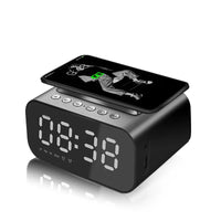 NEVIA - Réveil Bluetooth Multifonction avec Charge Sans Fil