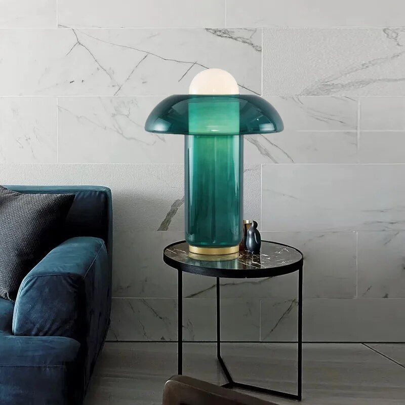 Lampe de Chevet Verre Moderne Rétro