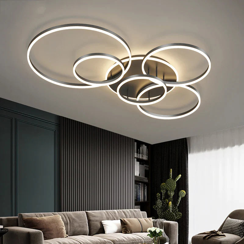 Plafonnier LED Salon ou Chambre ANNA MONICA