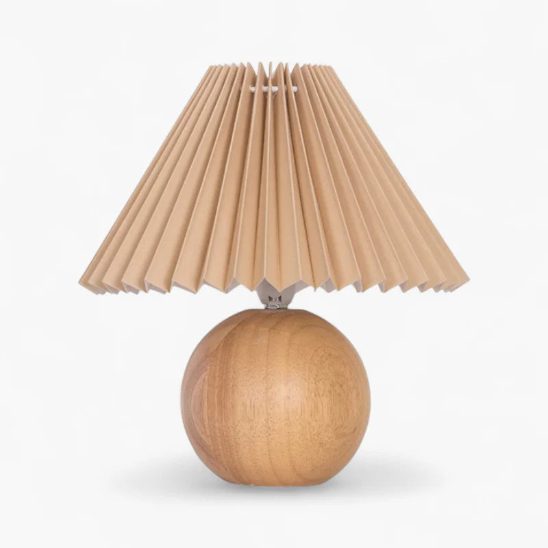 Lampe de Chevet Abat-Jour Plissé