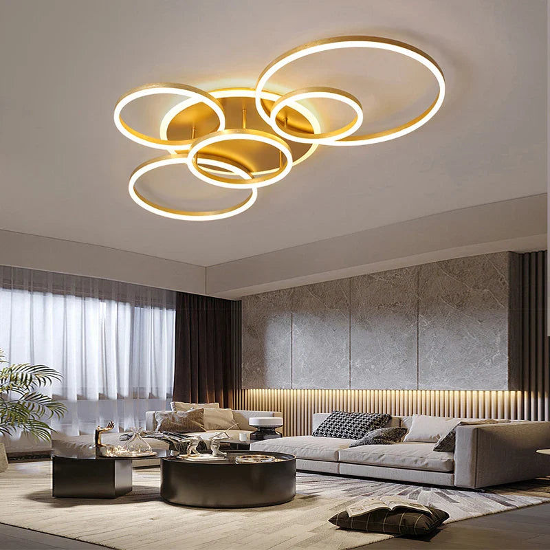 Plafonnier LED Salon ou Chambre ANNA MONICA