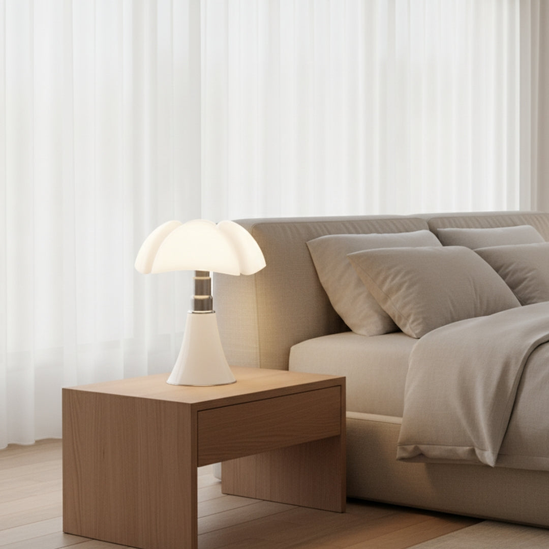 Lampe de Chevet Design Blanche