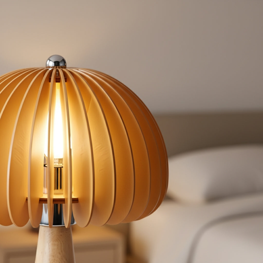 Lampe de Chevet Design Bois