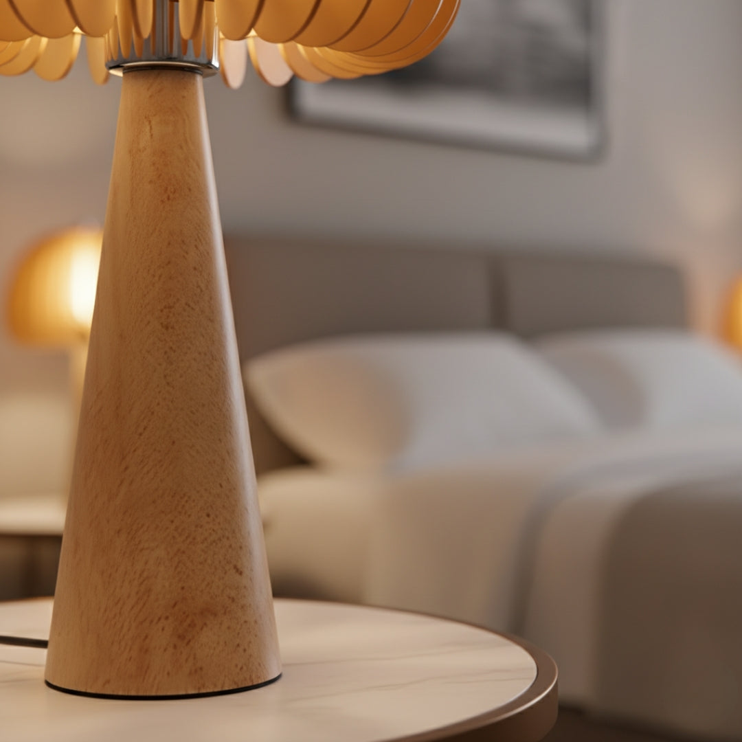 Lampe de Chevet Design Bois