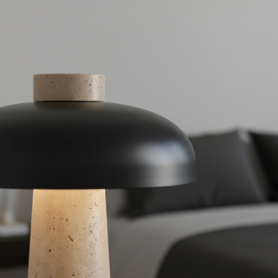 Lampe de Chevet Design en Pierre
