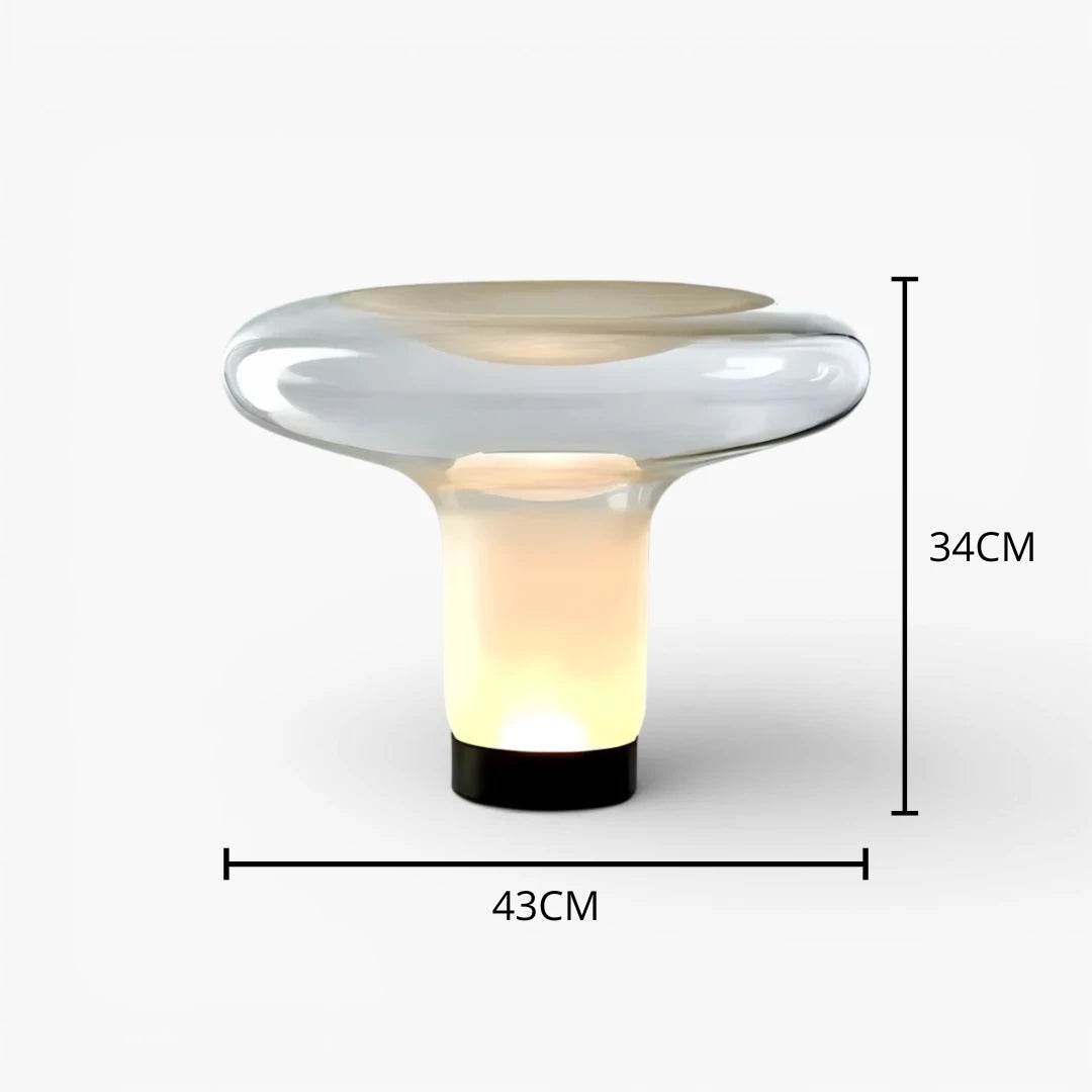 Lampe de Chevet Design en Verre