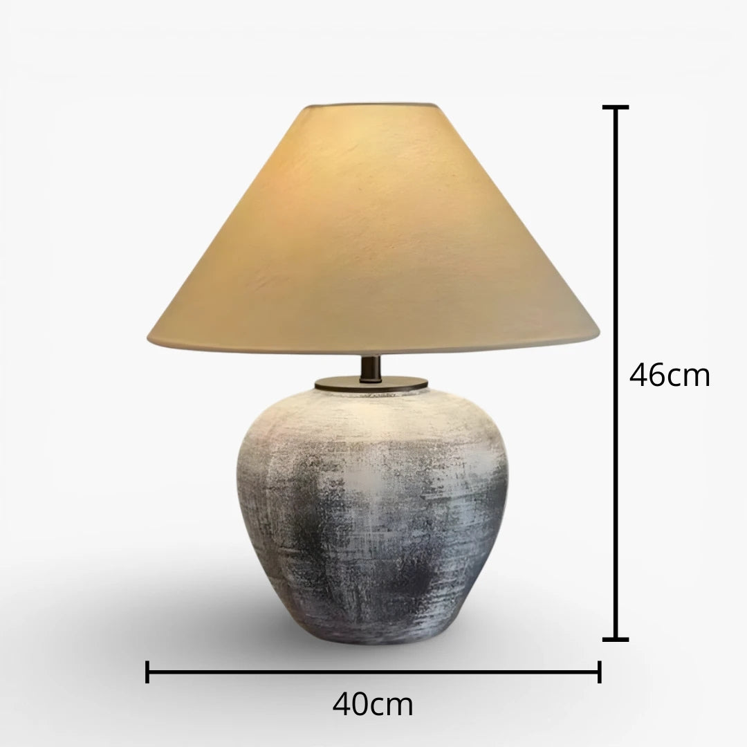 Lampe de Chevet Japonaise en Céramique
