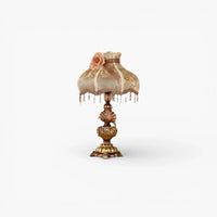 Lampe de Chevet Ancienne avec Abat-Jour