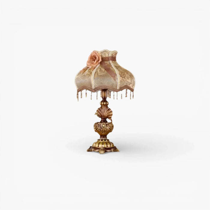 Lampe de Chevet Ancienne avec Abat-Jour