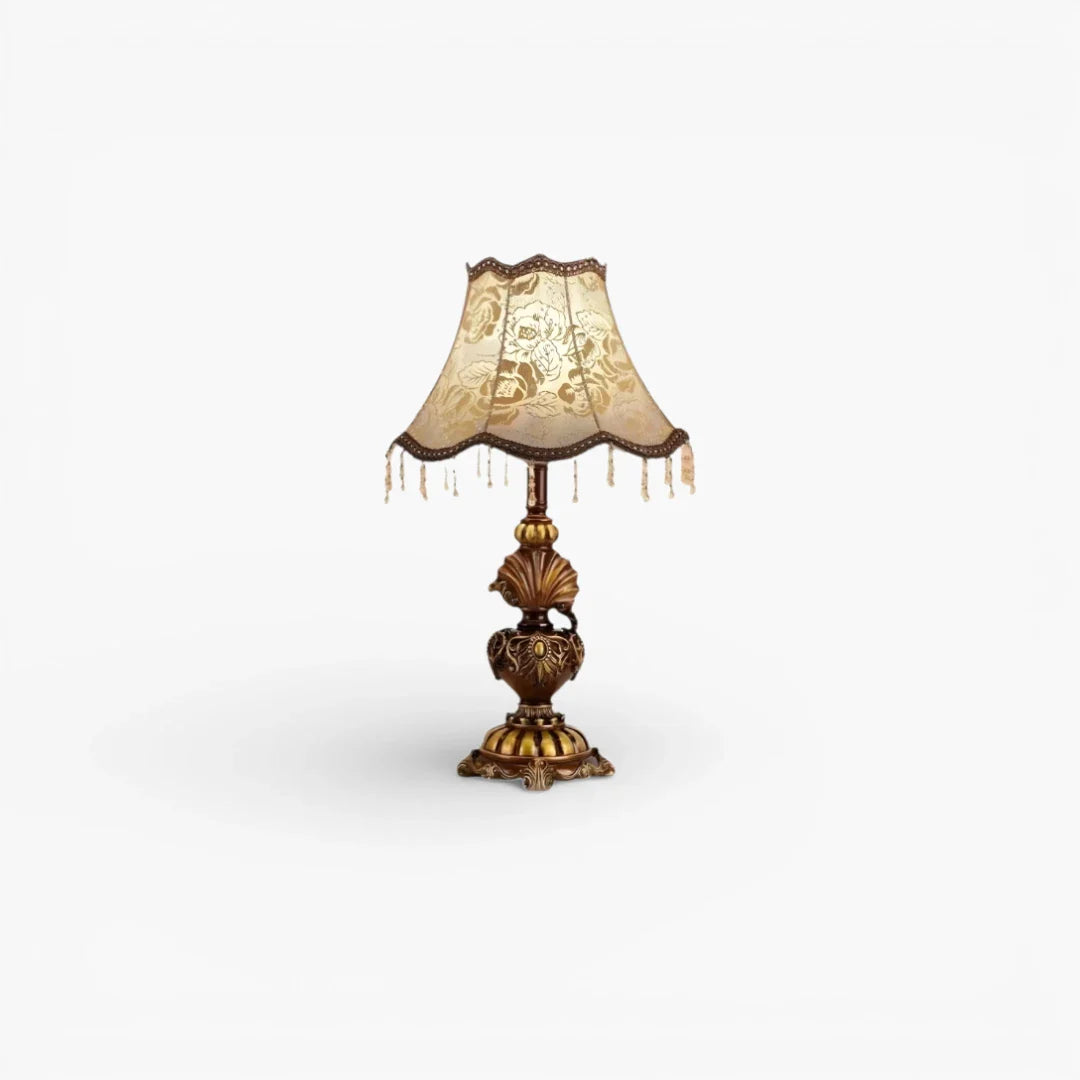 Lampe de Chevet Ancienne avec Abat-Jour