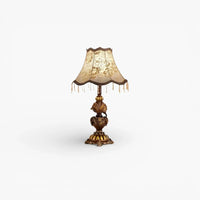 Lampe de Chevet Ancienne avec Abat-Jour