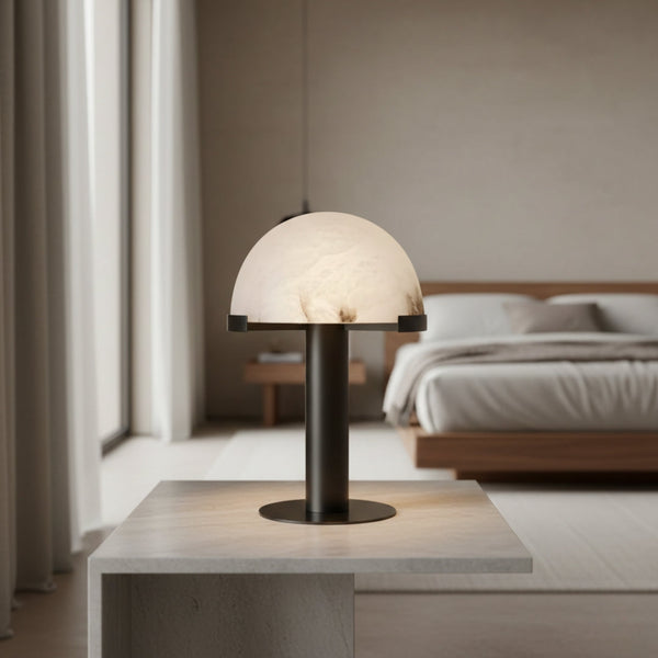 Lampe de Chevet Ancienne en Marbre