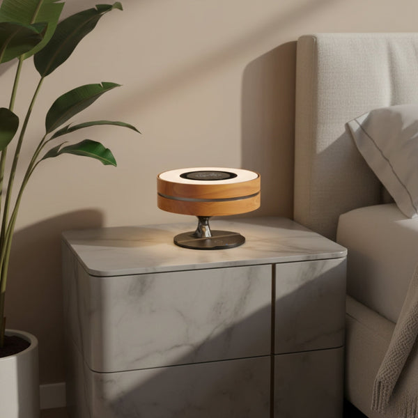 Lampe De Chevet Avec Enceinte Bluetooth Maison Lampe De Chevet