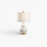 Lampe de Chevet Céramique Blanche