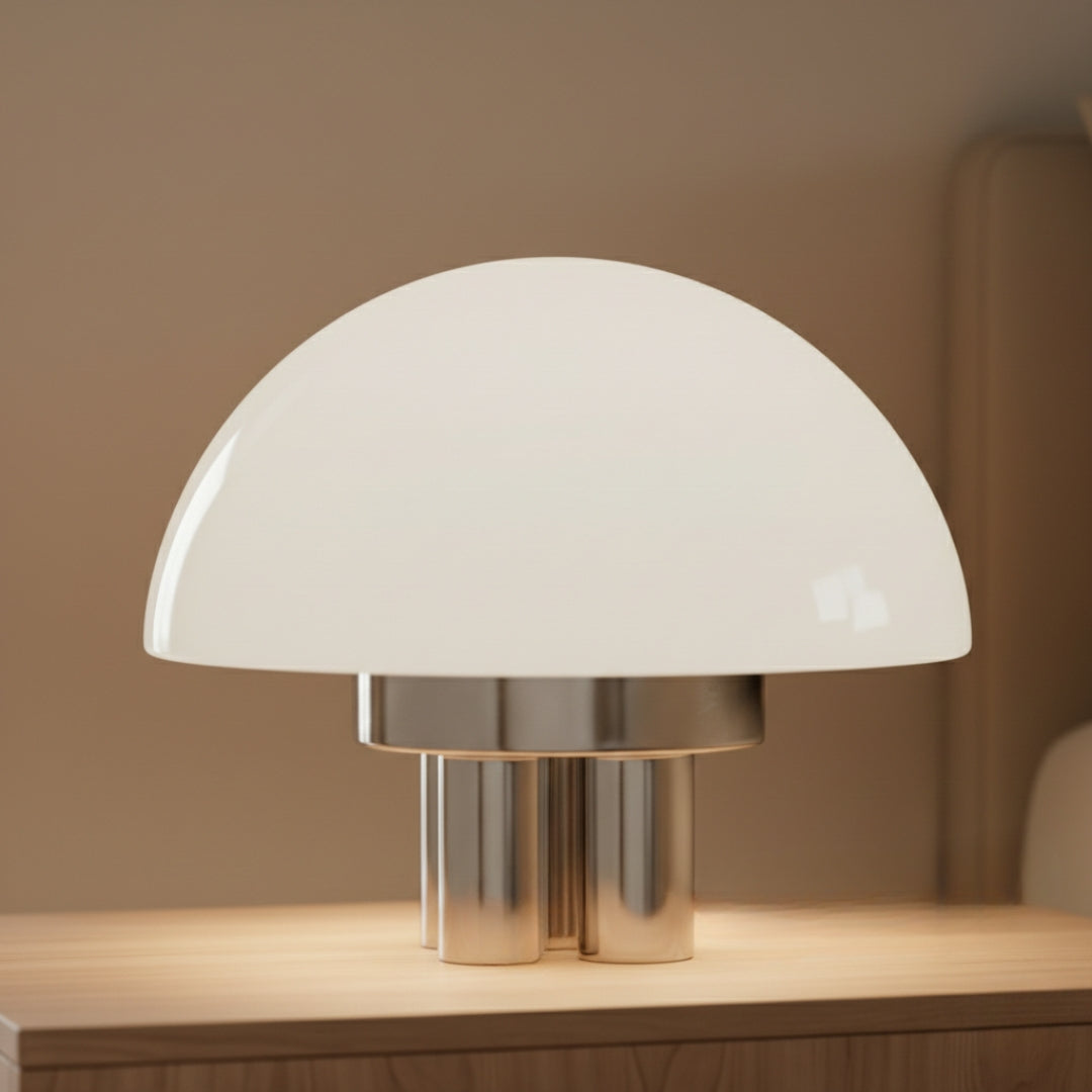 Lampe de Chevet Champignon Blanche