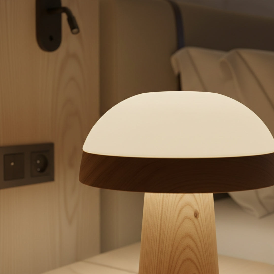 Lampe de Chevet Champignon en Rétro