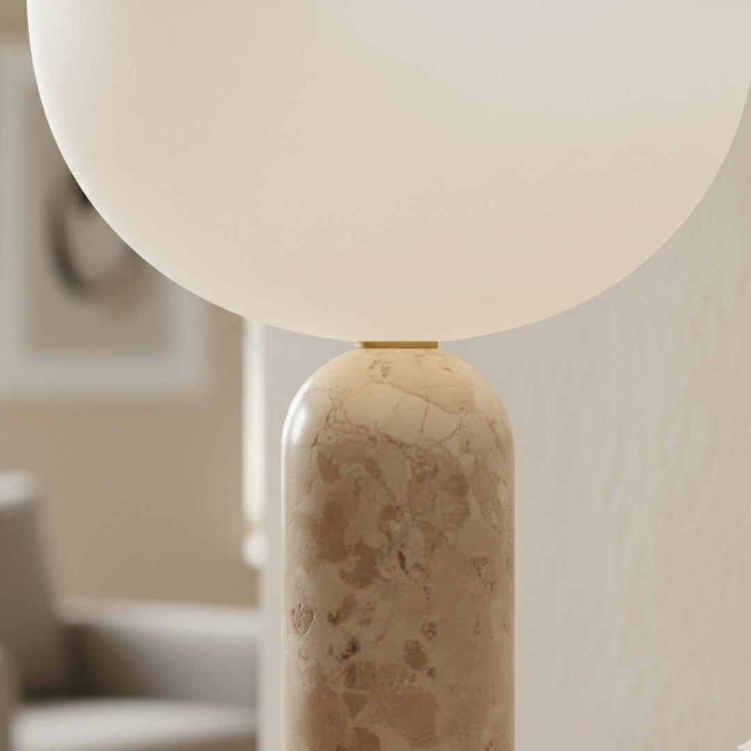Lampe de Chevet Marbre Blanc