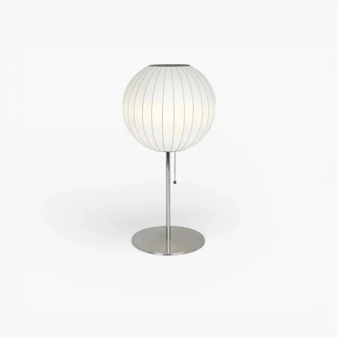 Lampe de Chevet Tissu Blanche