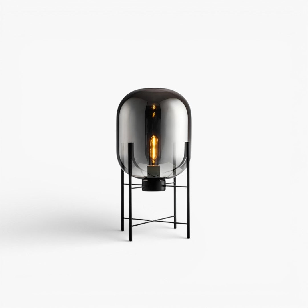 Lampe De Chevet En Verre Fumé Maison Lampe De Chevet