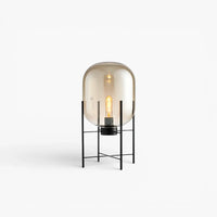 Lampe de Chevet Verre Fume