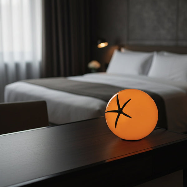 Lampe de Chevet Verre Tomate